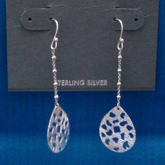 Studio Silver Sterling Silver Filigee Drops Dangle Earrings - Picture 1 of 1